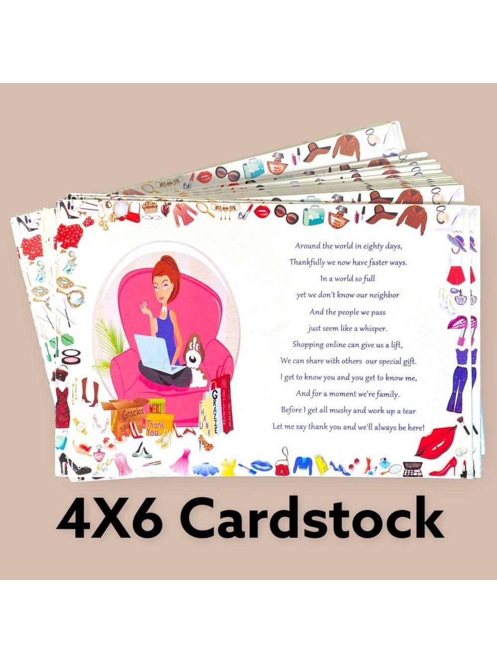 Posh World 25 4X6 Cards PRICE IS FIRM. - Picture 2 of 5